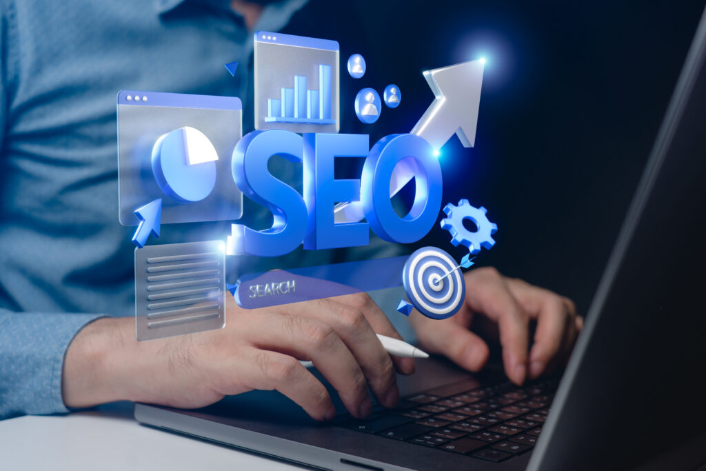 seo digital marketing concept